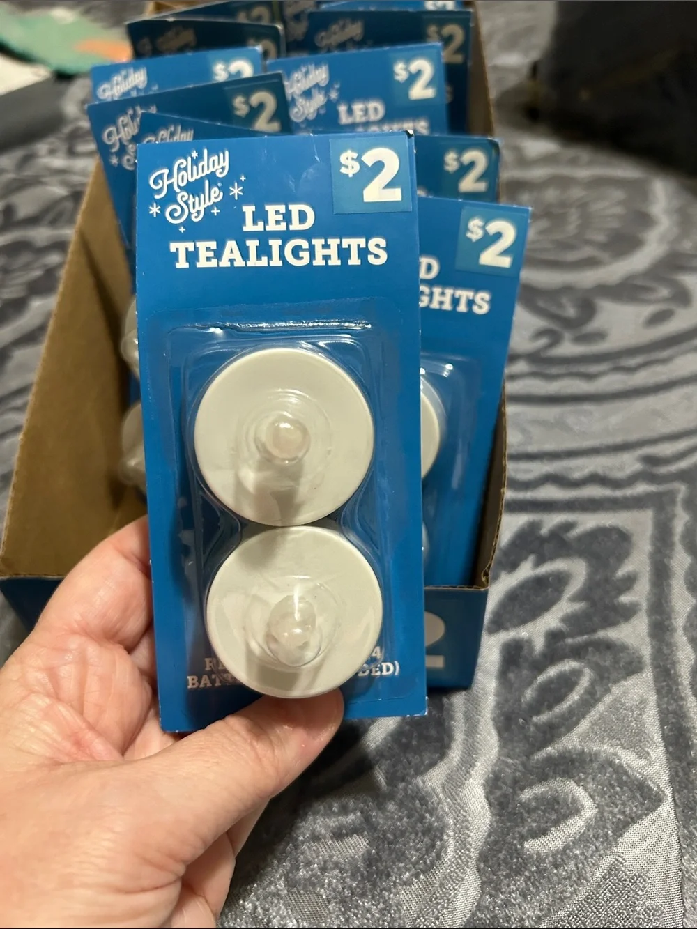 LED Tealights - 12 White - 2-Pack